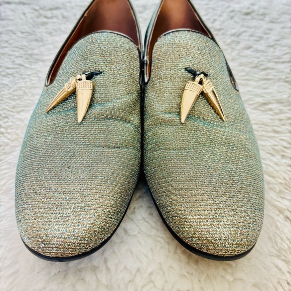 Steve Madden Metallic Silver Slide On/Loafers Men’s Shoes size 10M main image 4